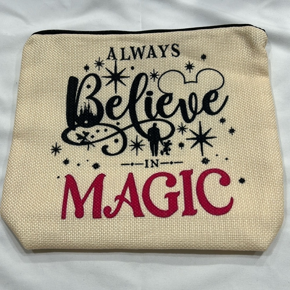 Proceeds go to Charity! Canvas small Disney Bag